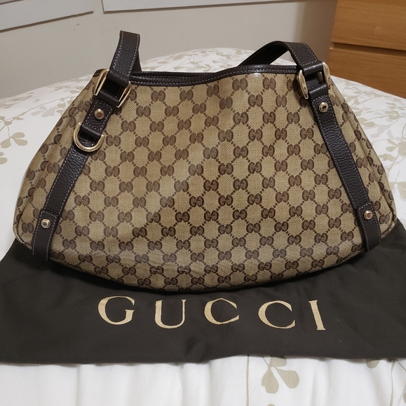 Gucci Handbags - Gucci GG Crystal Abbey Tote Bag